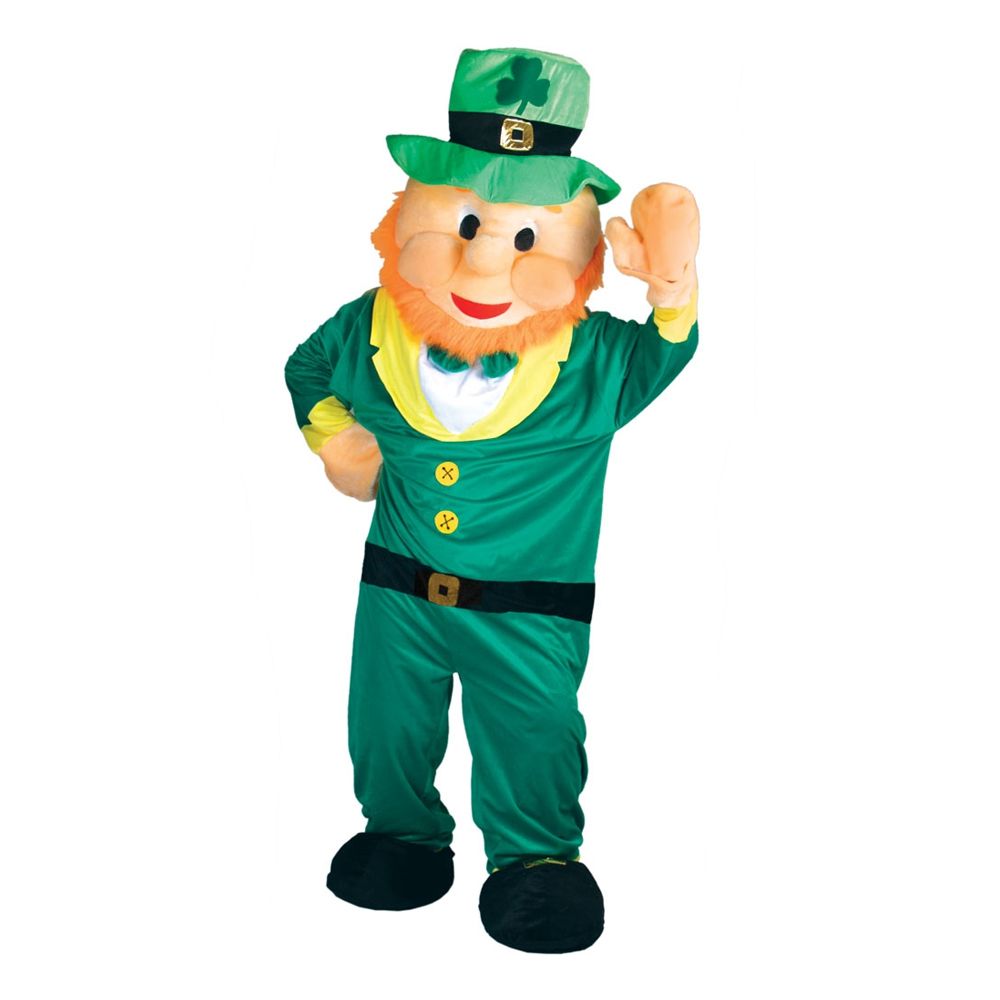 Leprechaunmaskot Deluxe Maskeraddräkt