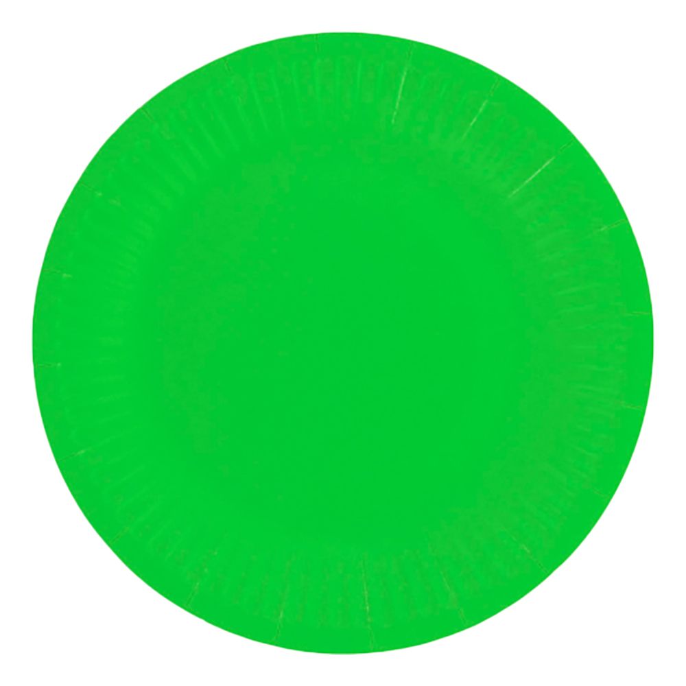 Limegrønne Paptallerkener