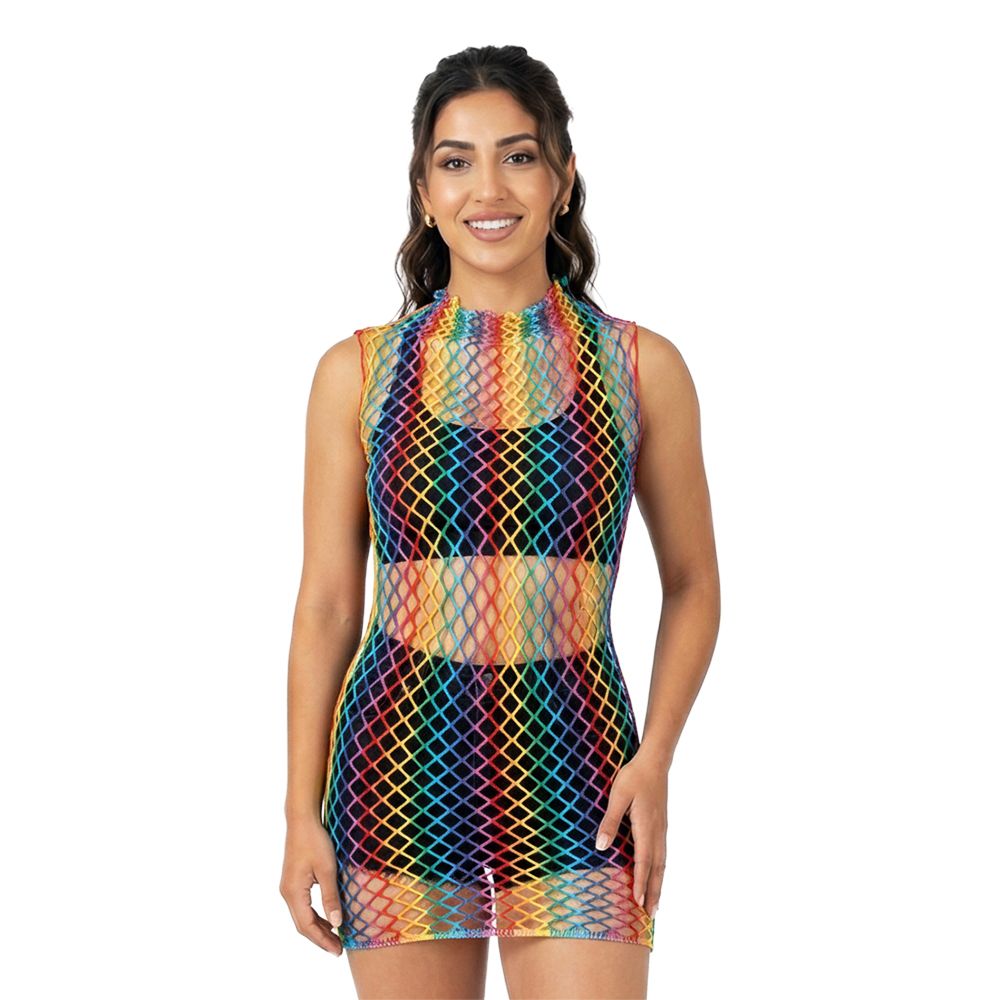 Tanktop i Mesh Flerfarvet