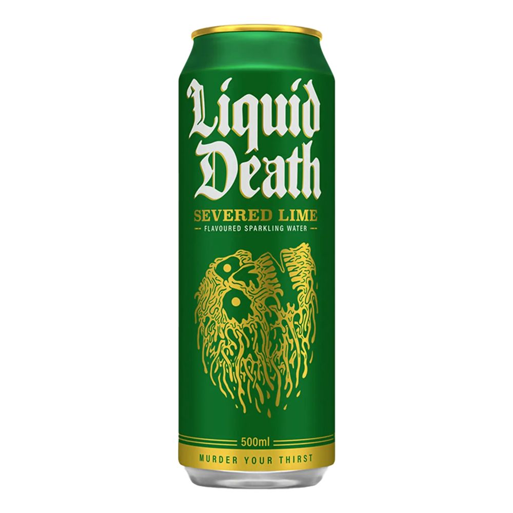 Liquid Death Sparkling Water Severed Lime
