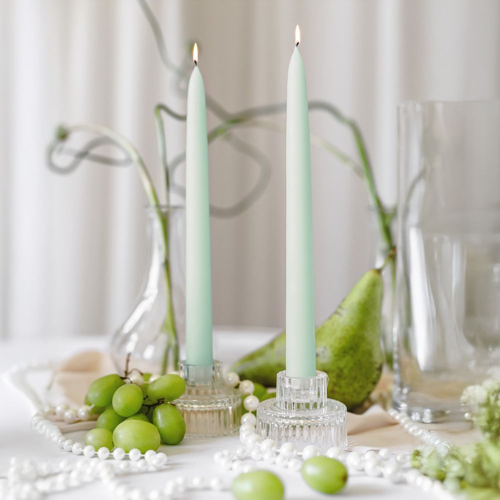 Lysestage i Glas