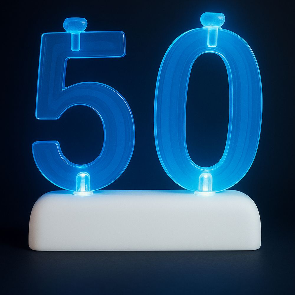 LED-kynttilänpidike 50 kakkukynttilät