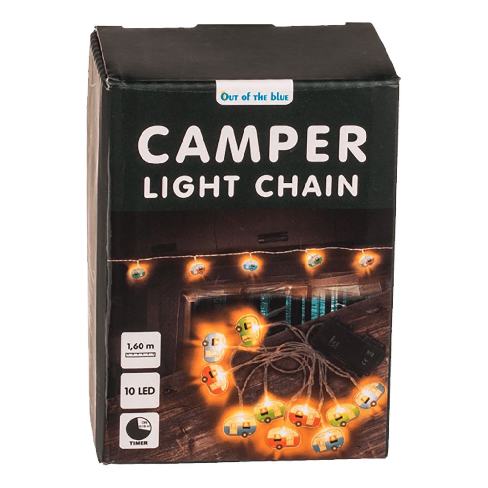 Lyskæde med Campingvogne