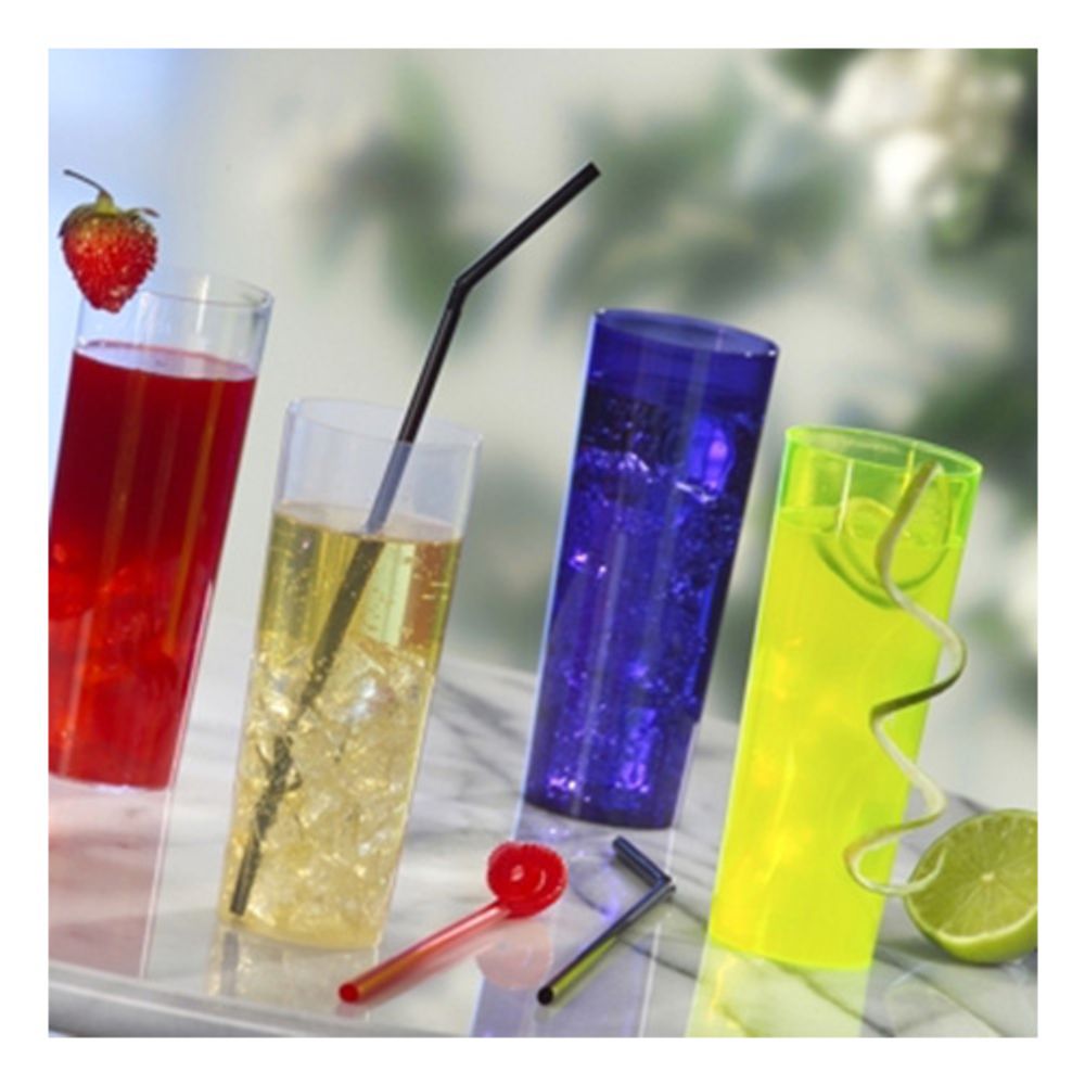 Longdrinkglass Blå i Plast
