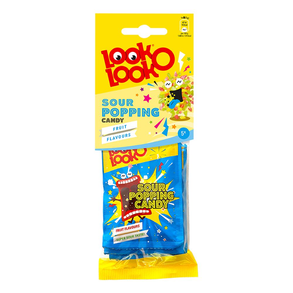 Look-O-Look Sour Popping Godis