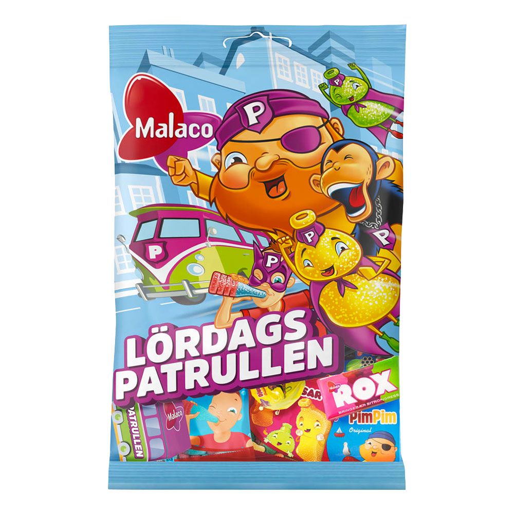 Malaco Lørdagspatruljen Godteripose