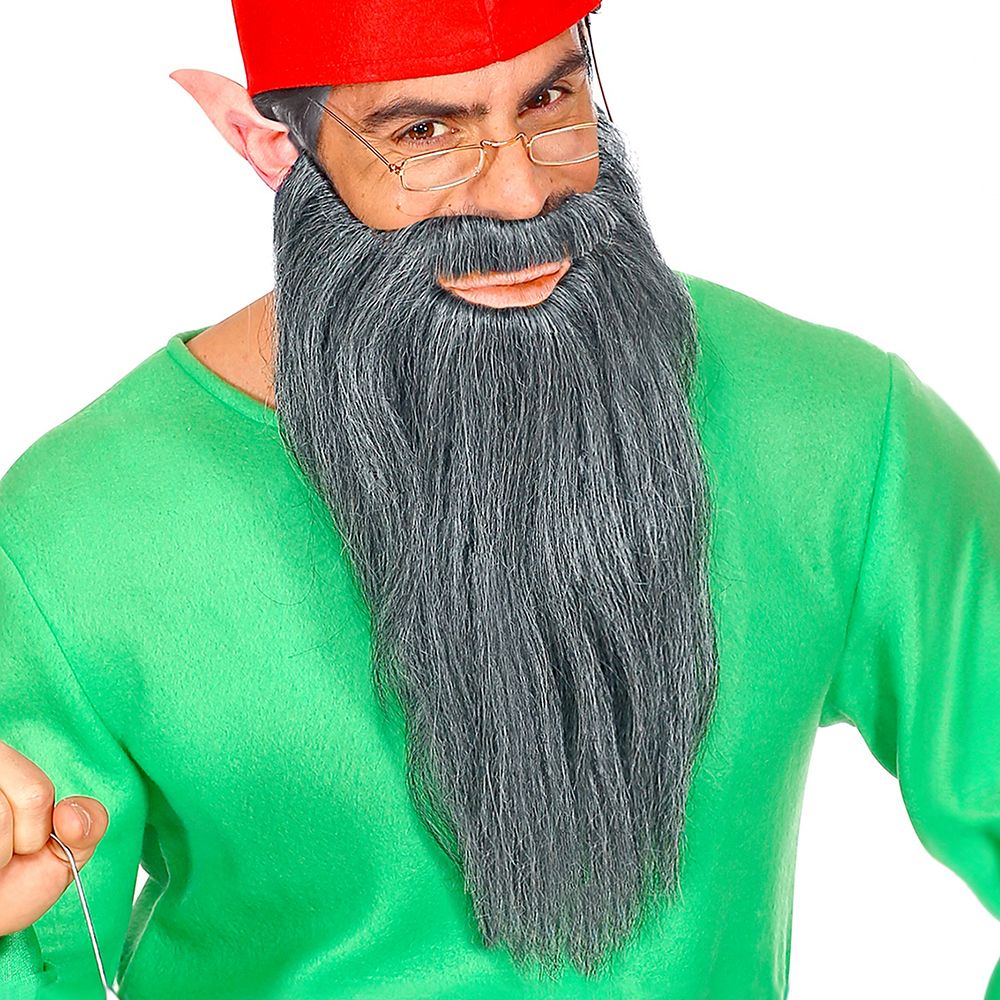 Løst Skæg Langt Gråt