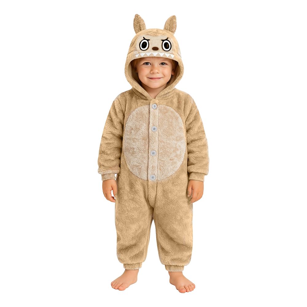 Lulu Monster Beige Onesie Børnekostume