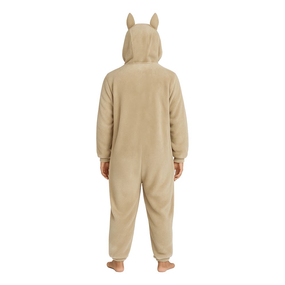 Lulu Monster Beige Onesie Dame Kostume
