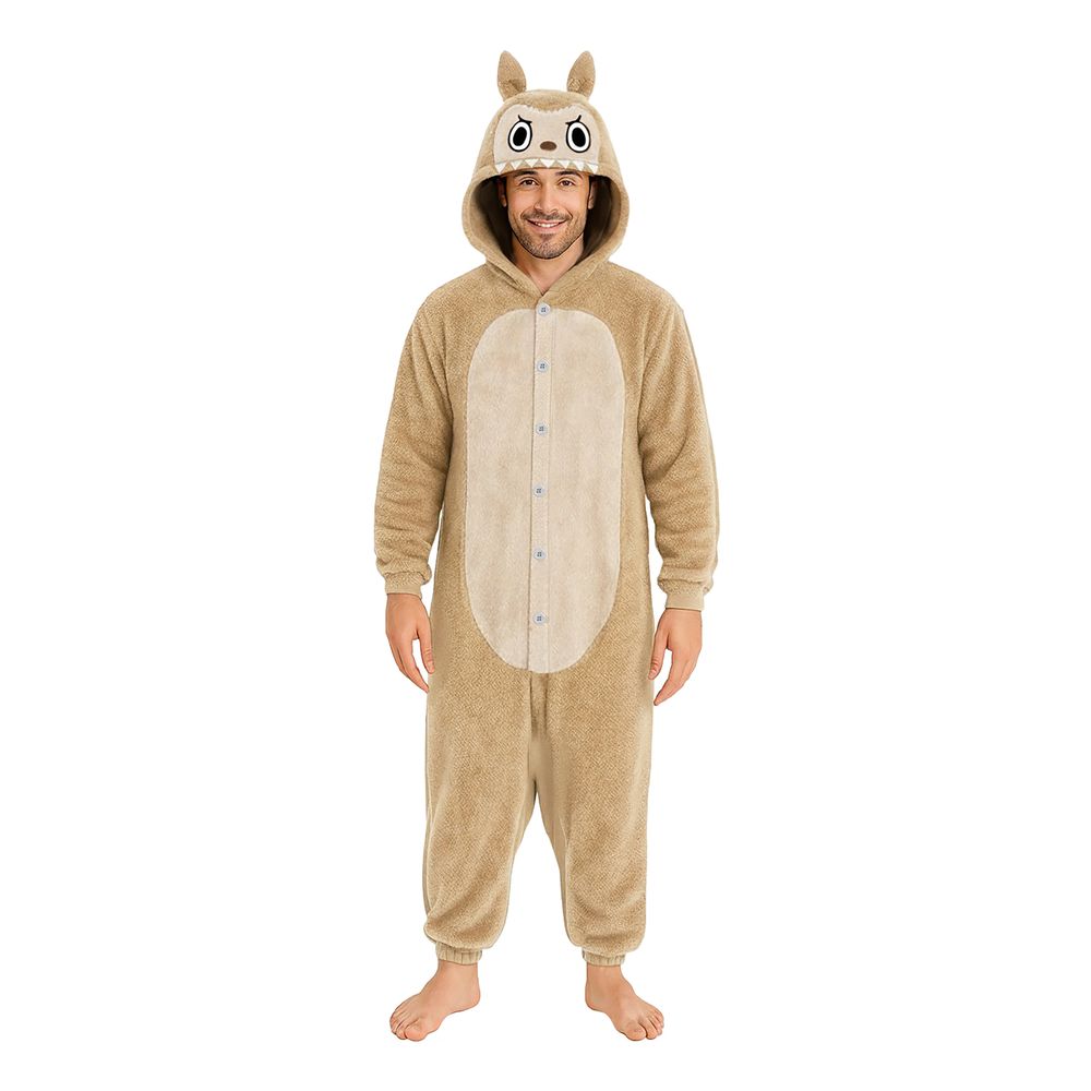 Lulu Monster Beige Onesie Herre Kostyme