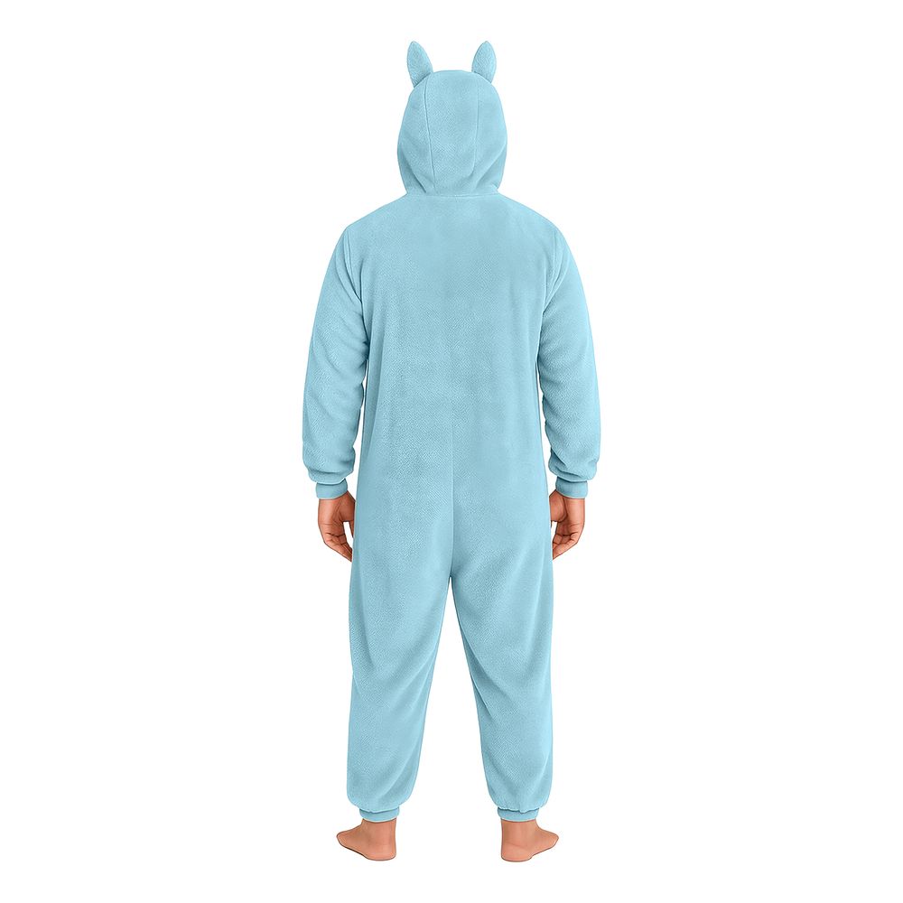 Lulu Monster Blå Onesie Dame Kostume
