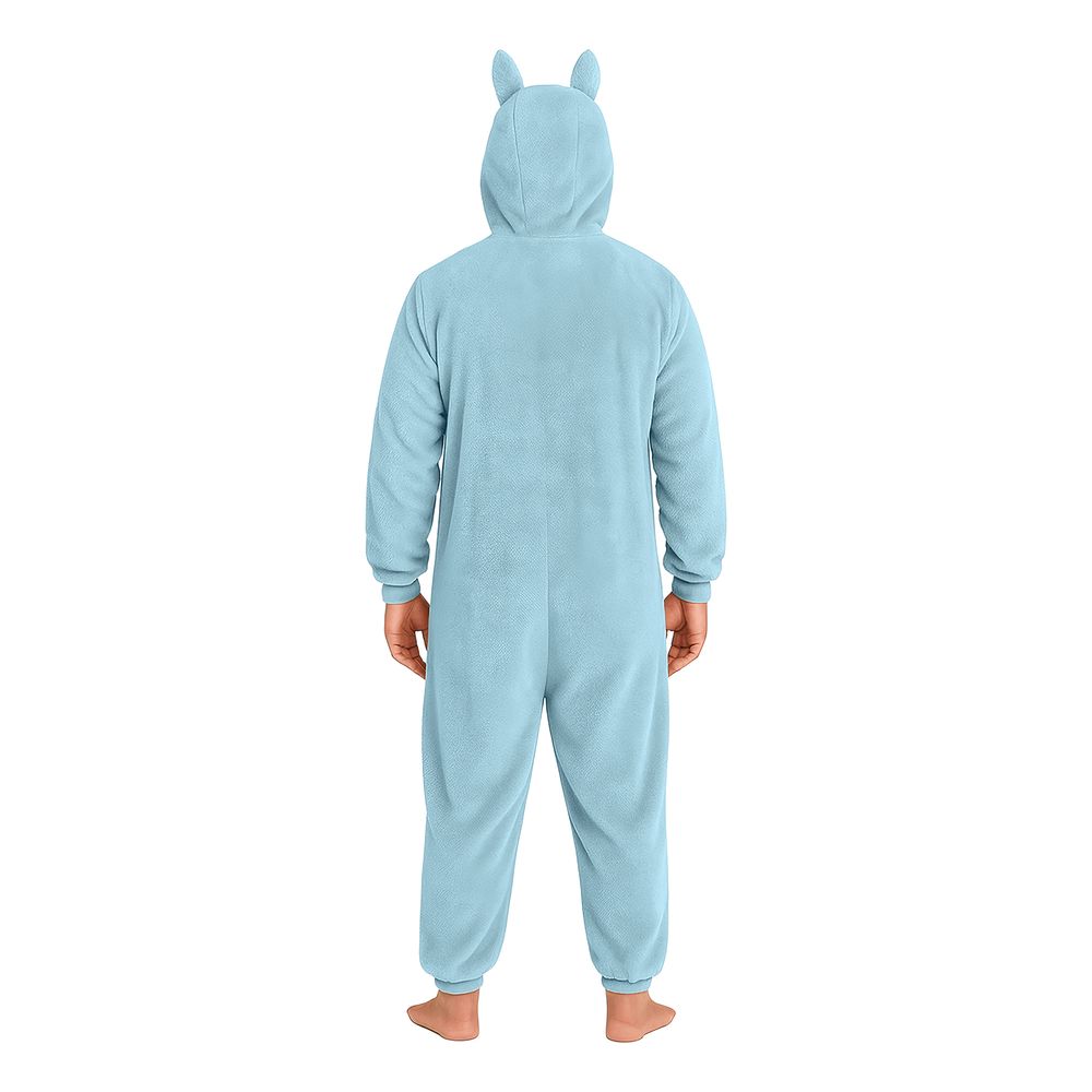 Lulu Monster Blå Onesie Herre Kostyme