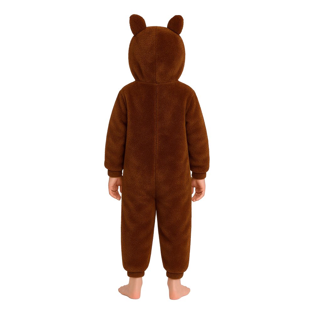 Lulu Monster Brun Onesie Børnekostume