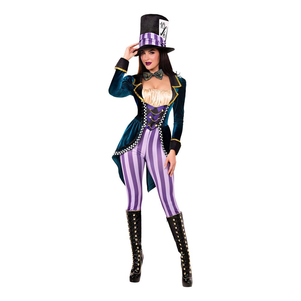 Mad Hatter Jumpsuit Deluxe Kostume