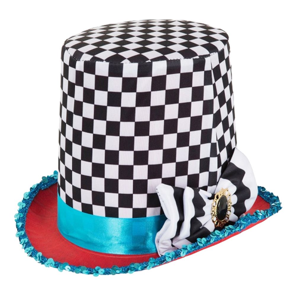 Mad Hatter Sjakkrutete Hatt