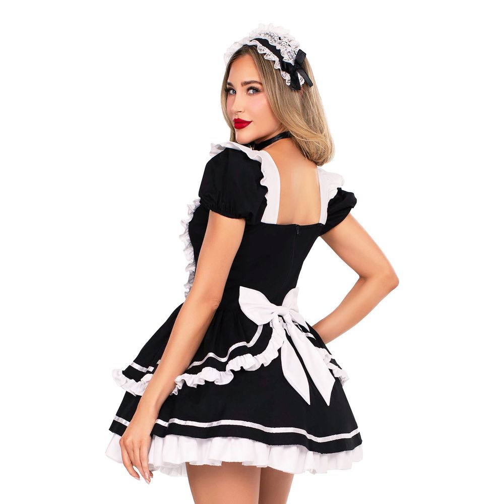 Maid to Flirt Kjole Deluxe Kostyme