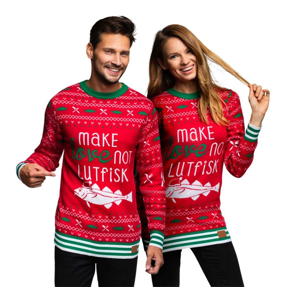 Make Love Not Lutfisk Julegenser