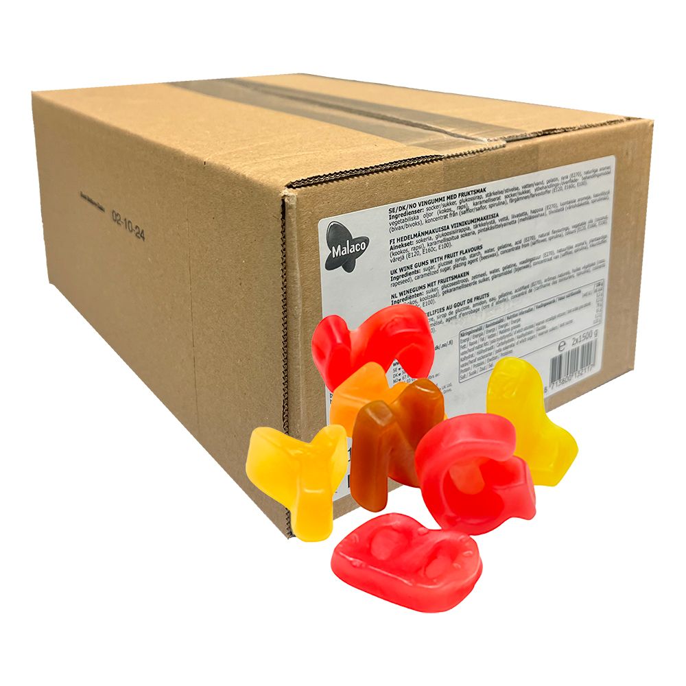 Malaco Fruity Letters Storpack