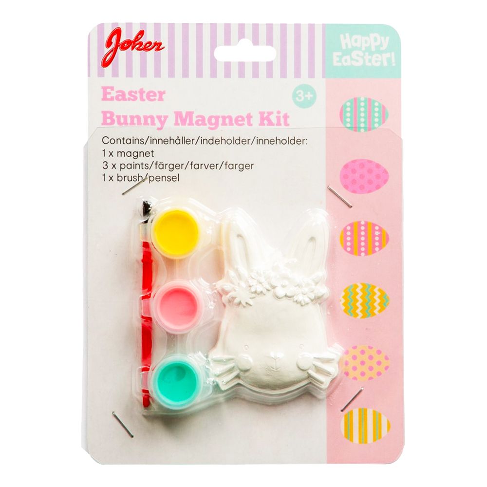 Målarset Magnet Påskhare