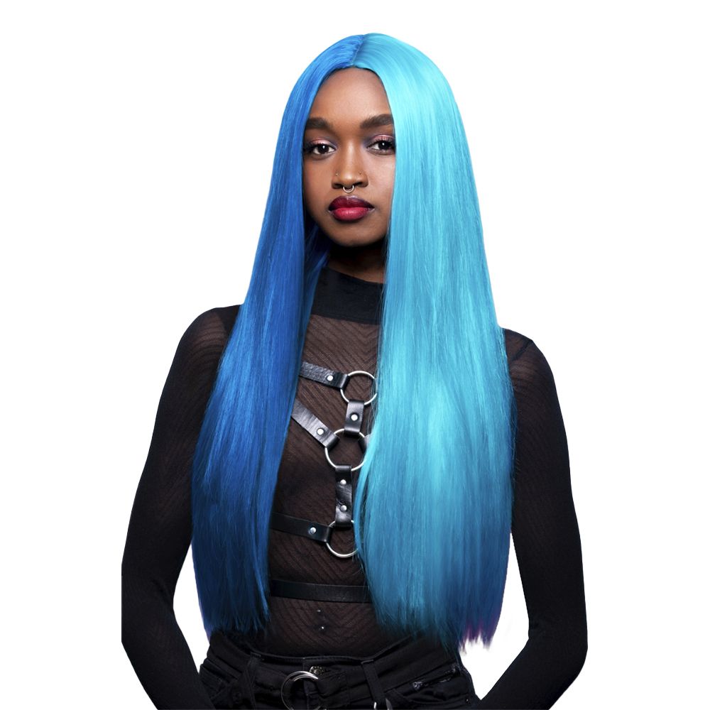 Manic Panic Atomic Split Tvåtonad Deluxe Peruk