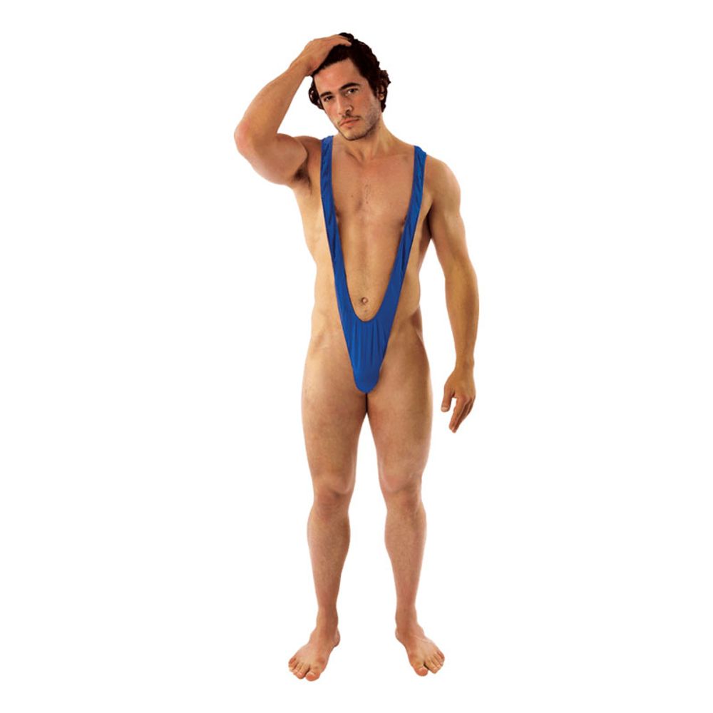 Mankini Blå