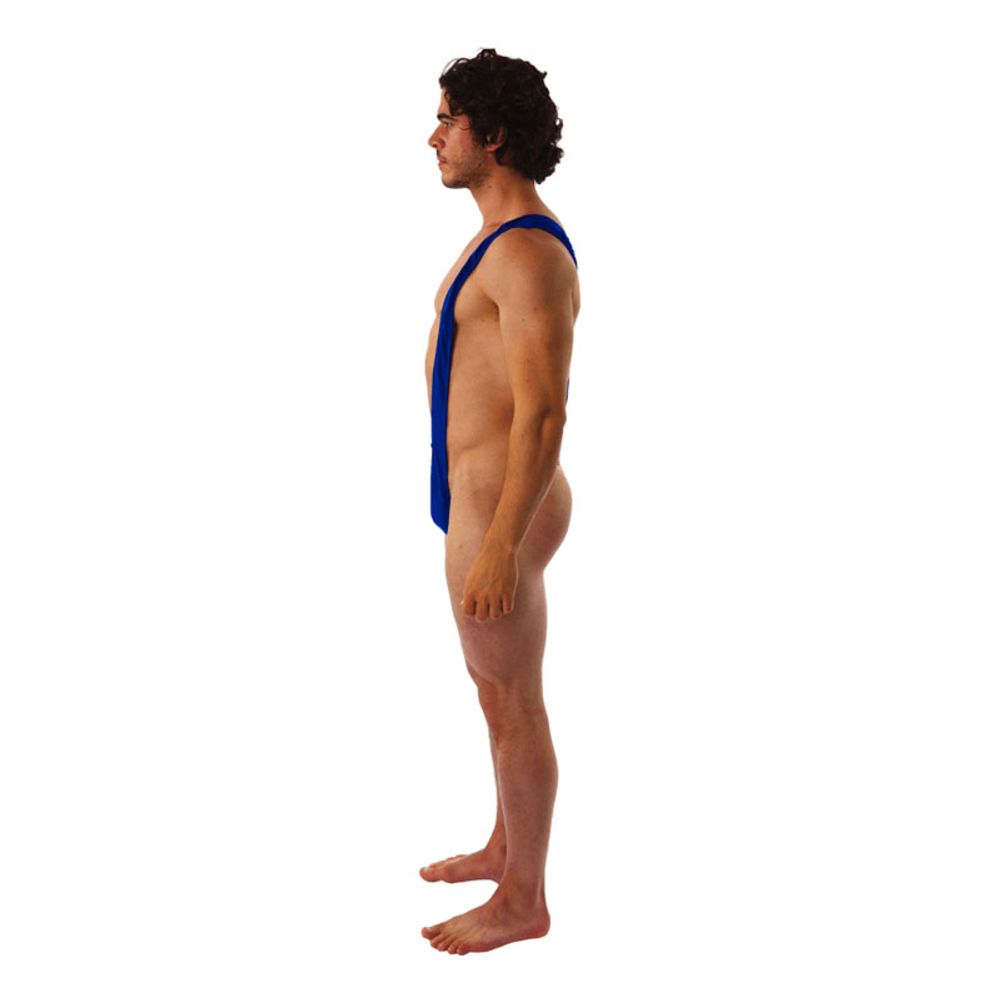 Mankini Blå