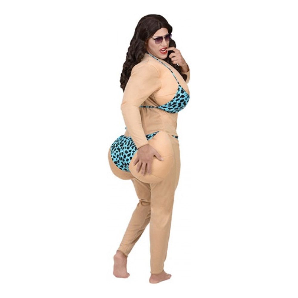 Bodybuilder Dragqueen Maskeraddräkt