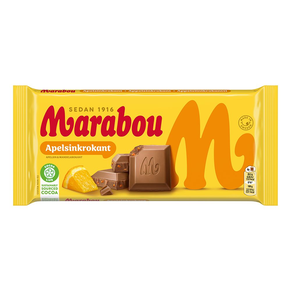 Marabou Apelsinkrokant Chokladkaka