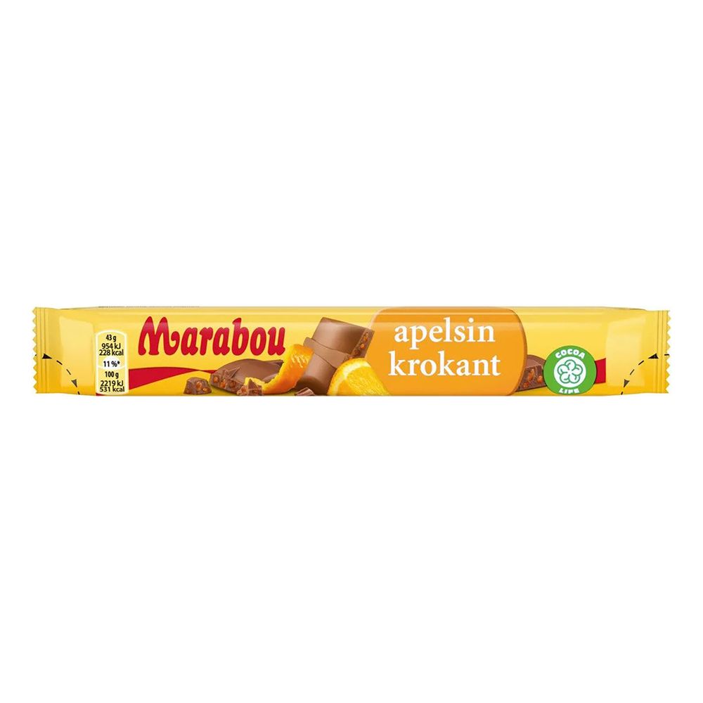 Marabou Apelsinkrokant Dubbel