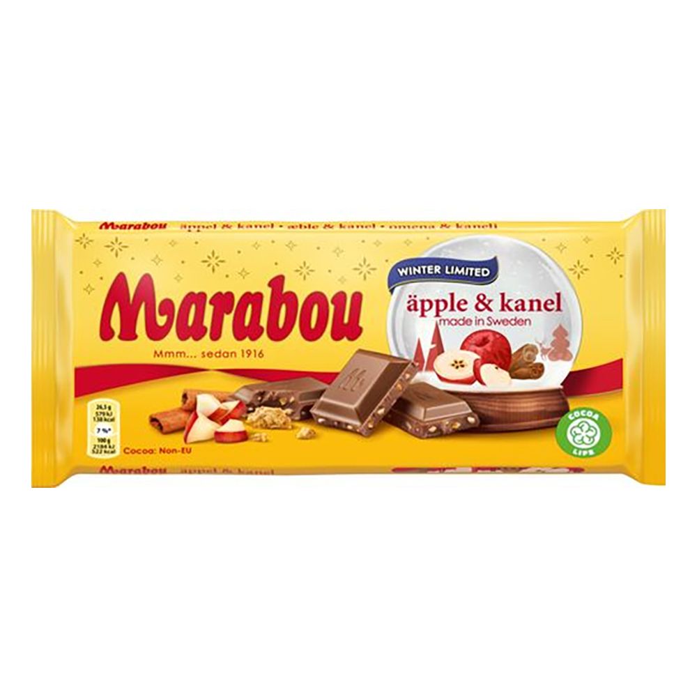 Marabou Eple og Kanel Sjokoladeplate