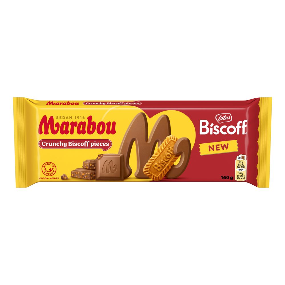 Marabou Lotus Biscoff Sjokoladeplate