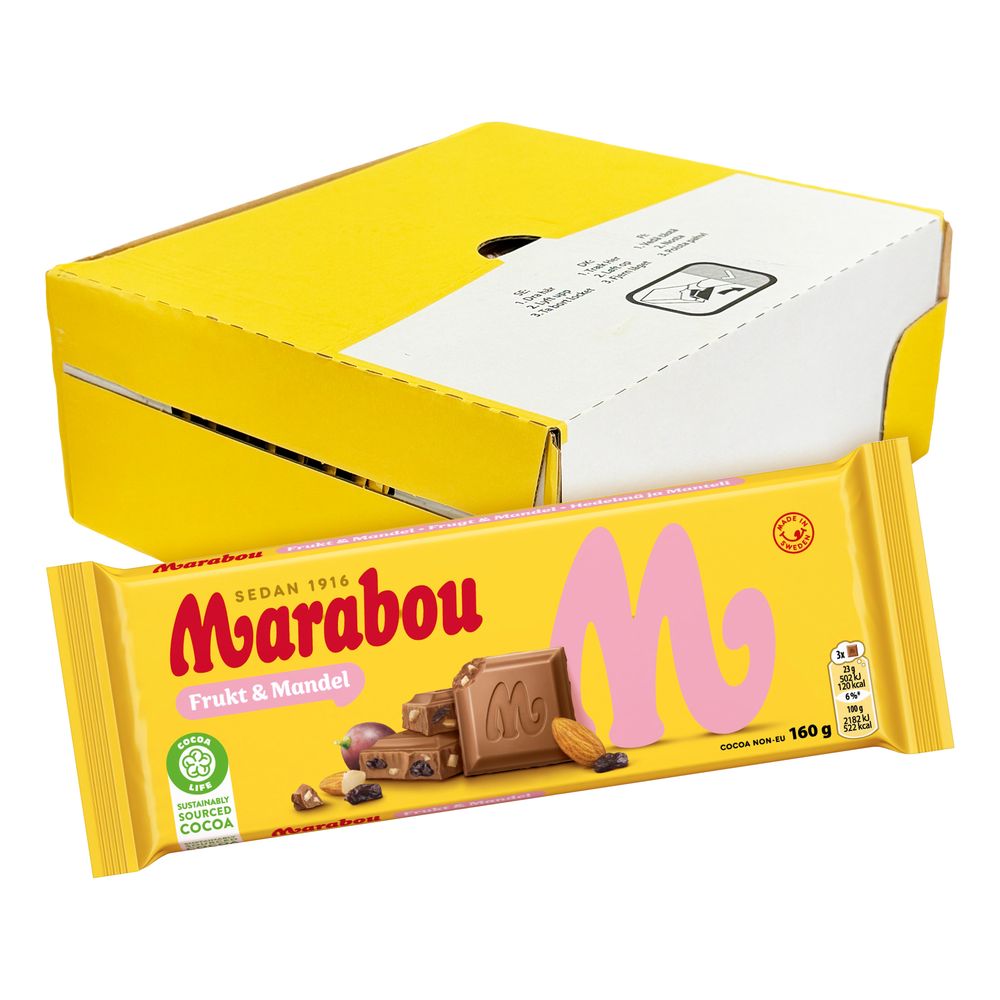 Marabou Frukt & Mandel Chokladkakor Storpack