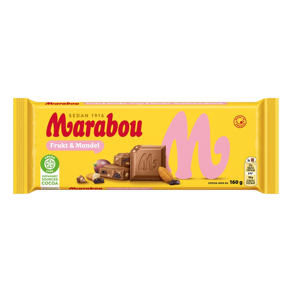 Marabou Frukt & Mandel Chokladkakor Storpack