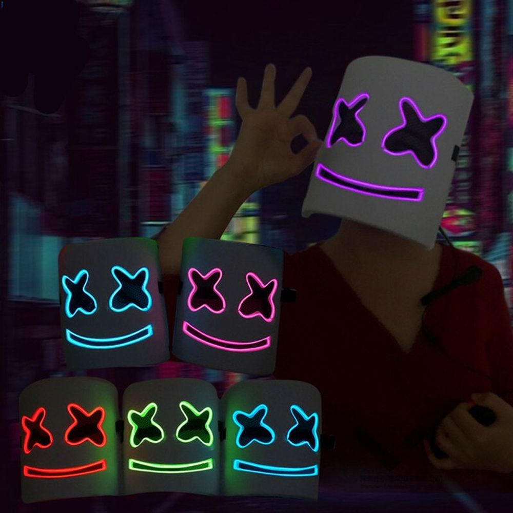 Marshmello El Wire LED Maske