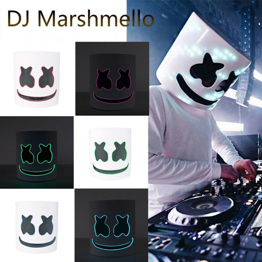 Marshmello El Wire LED Maske