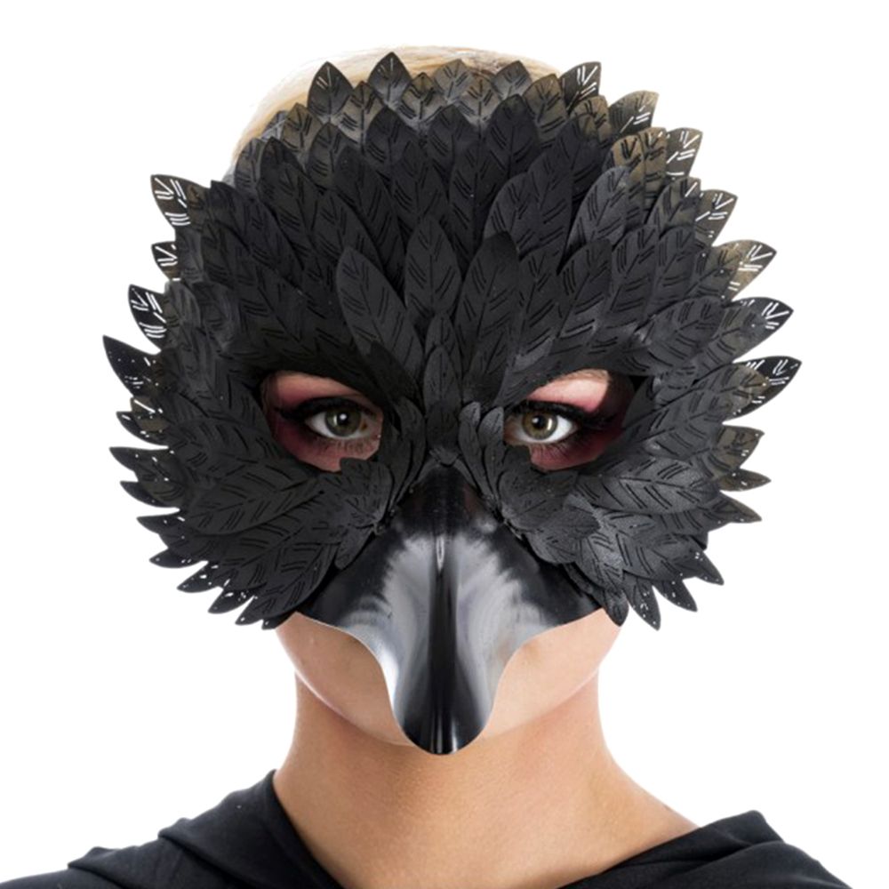 Maske Ravn med Fjer