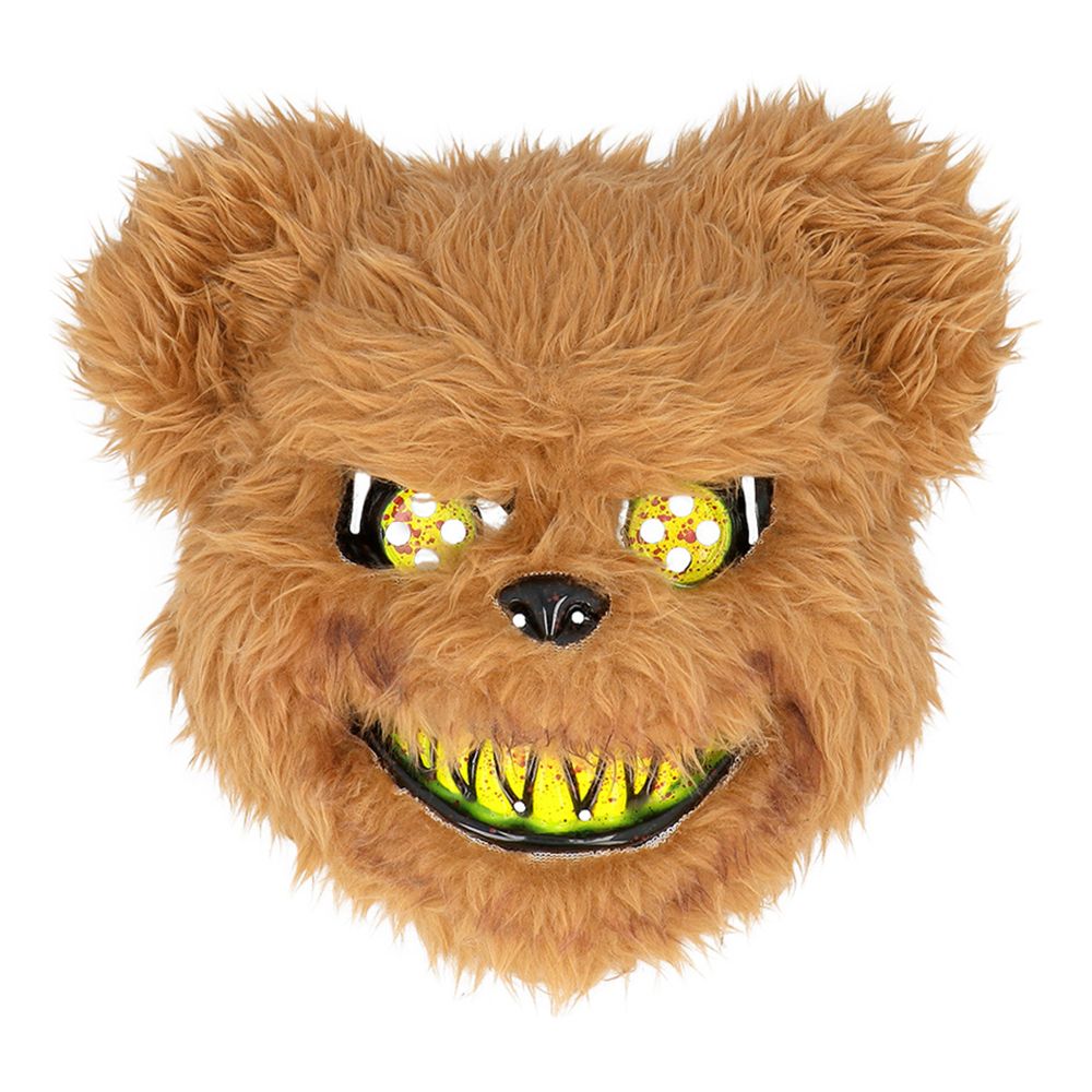 Maske Plysj Skræmmende Bjørn