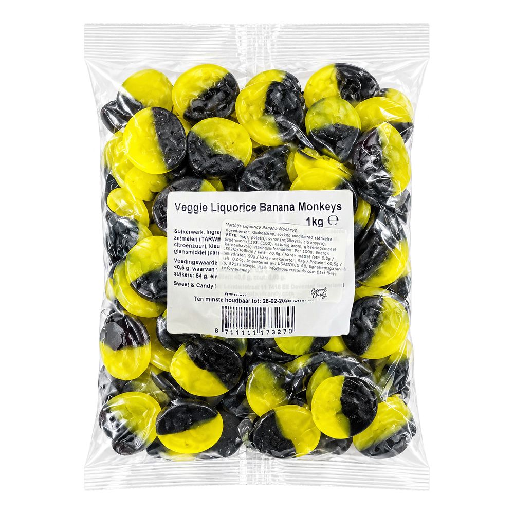 Matthijs Liquorice Banana Monkeys Storpack