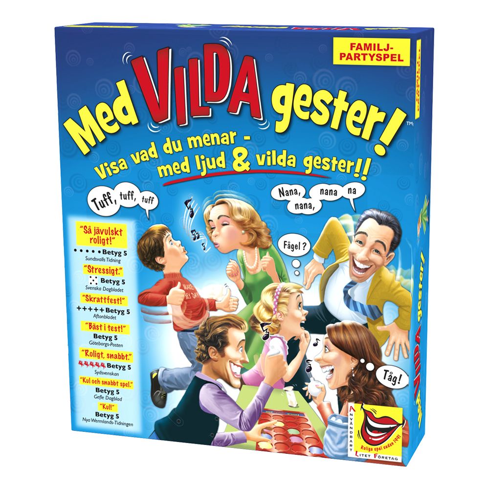 Med vilda gester