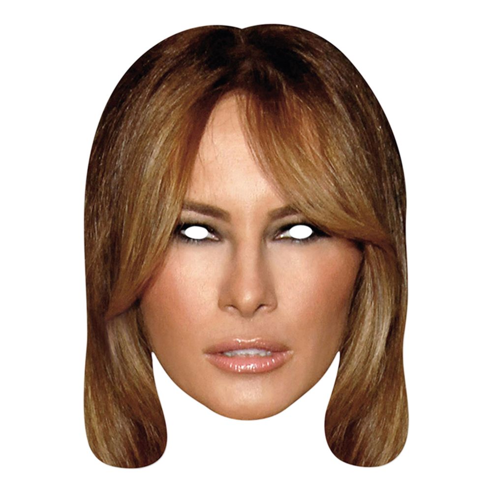 Melania Trump Pappmaske