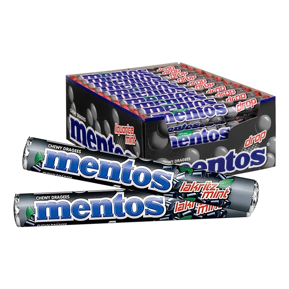 Mentos Liquorice Mint Suurpakkaus