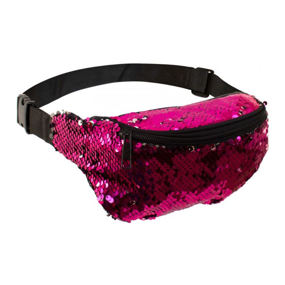 Midjeväska Paljetter Rosa