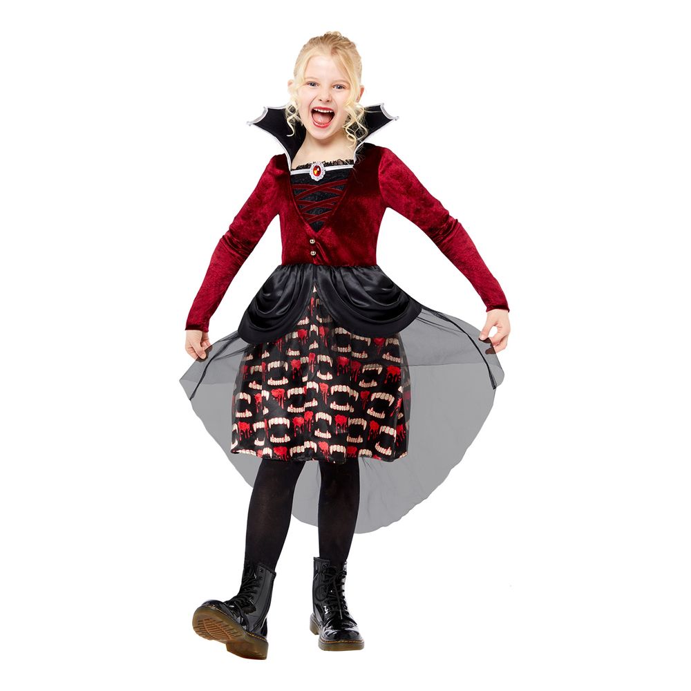 Midnatt Vampyr Barn Kostyme