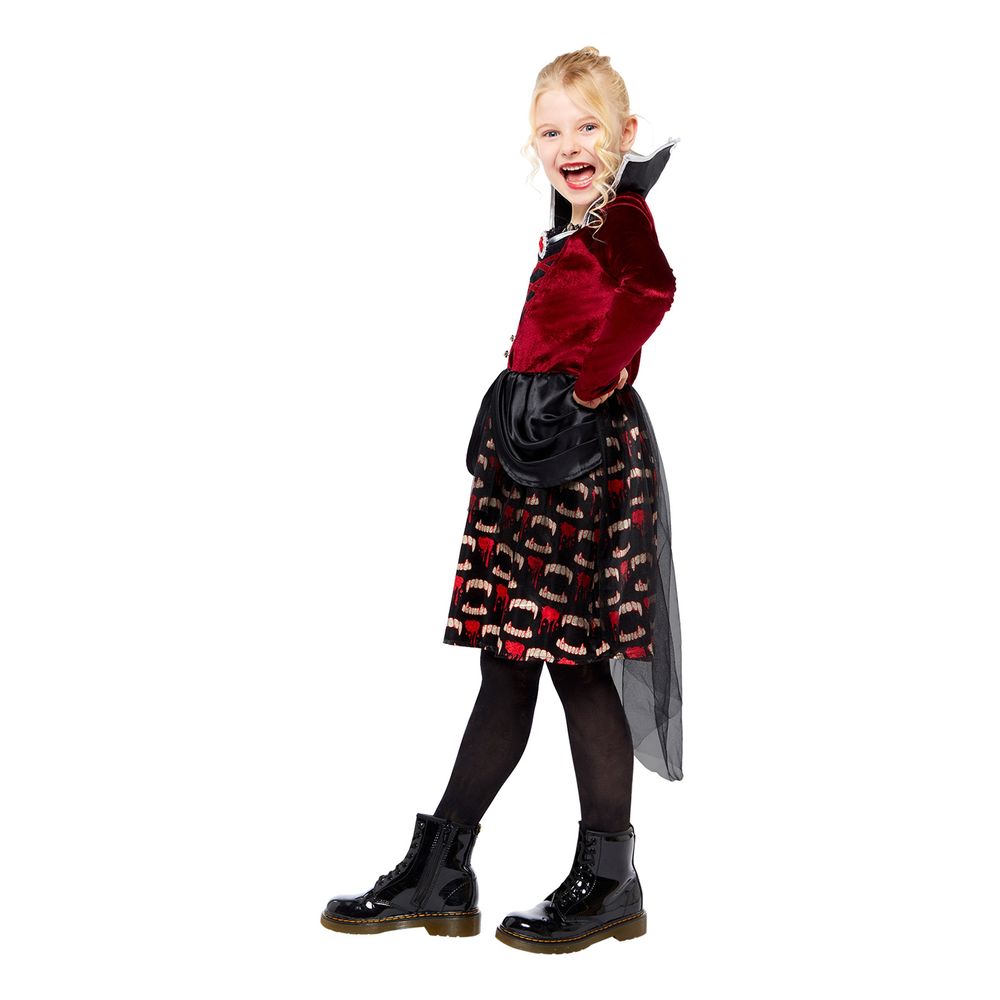 Midnatt Vampyr Barn Kostyme