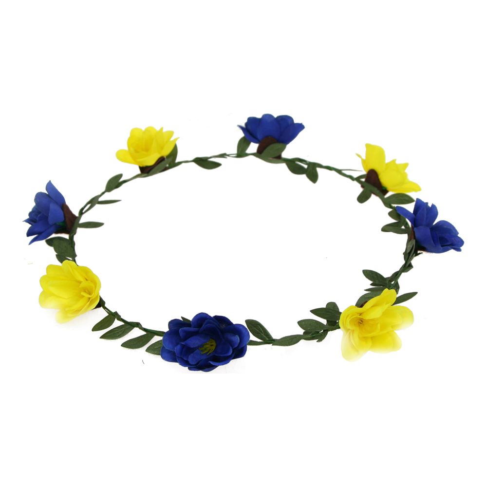 Sommerkrans Blomster Hvit/Blå/Rosa