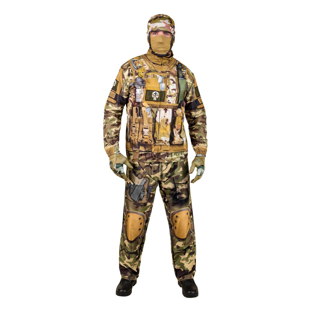 Militær Kamouflage Kostume