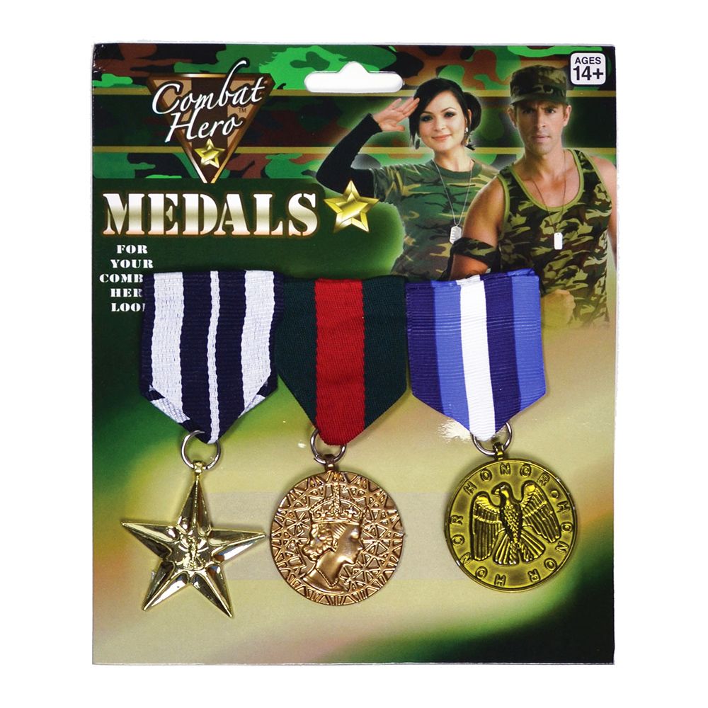 Militärmedaljer 3-pack