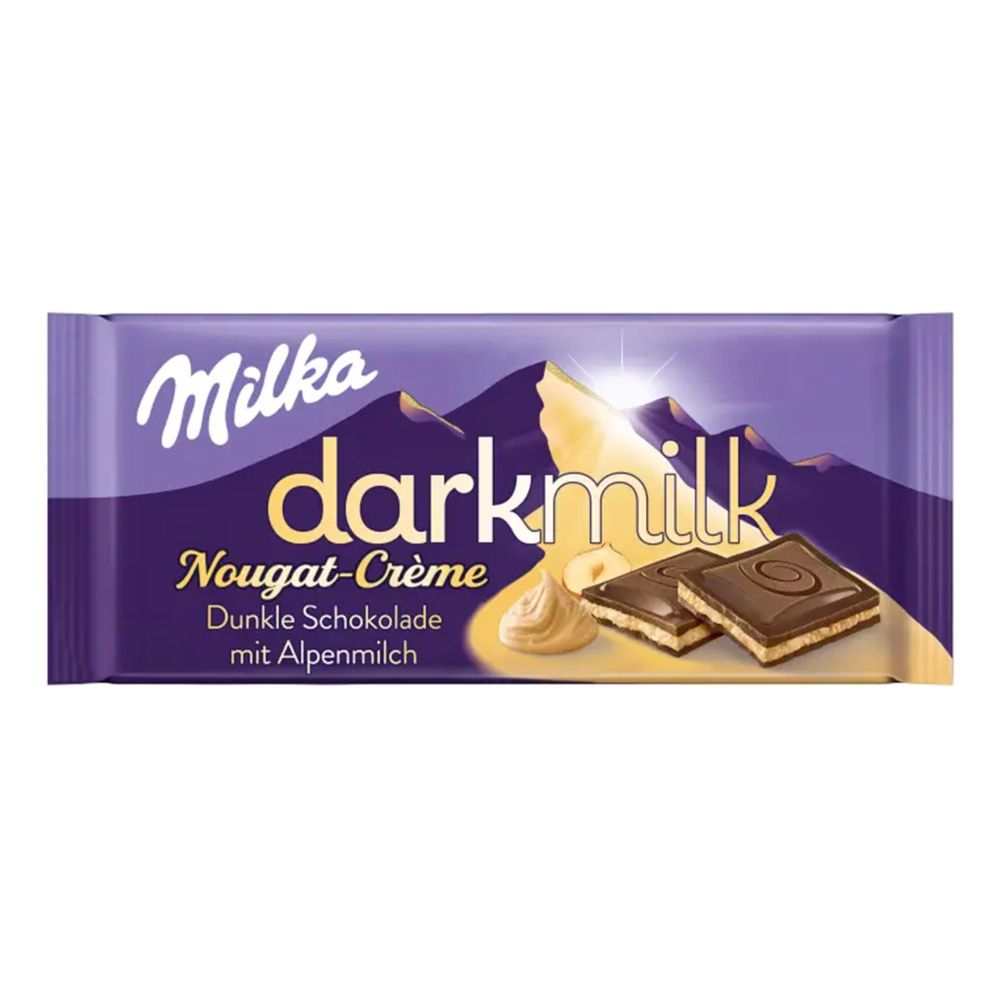 Milka Darkmilk Nougat-Créme