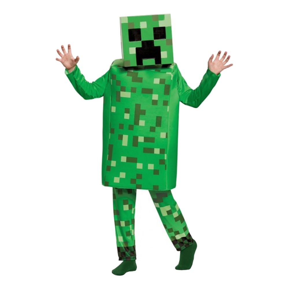 Minecraft Creeper Deluxe Barn Kostyme