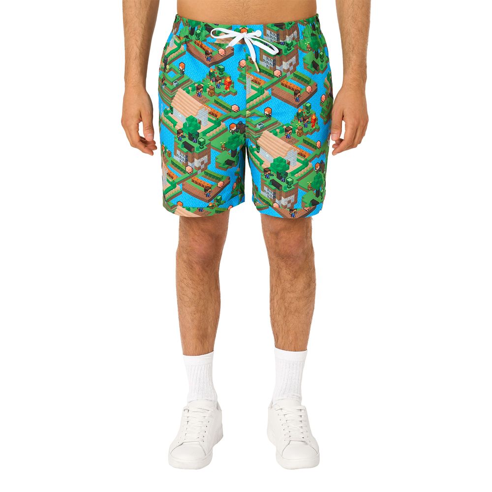 OppoSuits Minecraft Overworld Shorts Jakkesæt